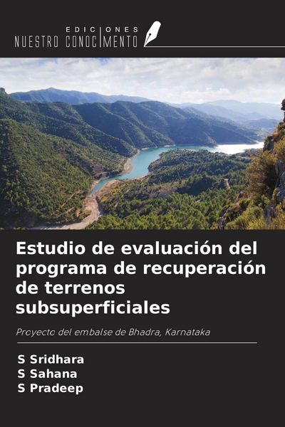 Produktbild: Estudio de evaluaci&oacute;n del programa de recuperaci&oacute;n de terrenos subsuperficiales