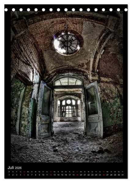 Produktbild: Lost Places Vergessene Orte (Tischkalender 2026 DIN A5 hoch), CALVENDO Monatskalender
