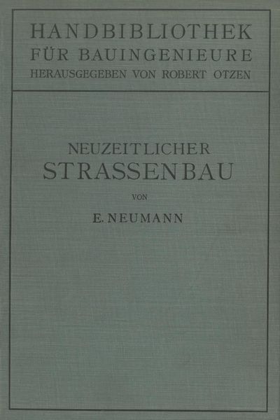 Produktbild: Der neuzeitliche Stra&szlig;enbau