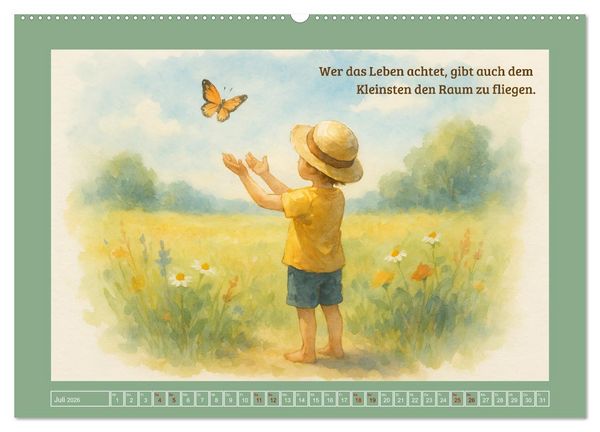 Produktbild: Wenn wir f&uuml;hlen (hochwertiger Premium Wandkalender 2026 DIN A2 quer), Kunstdruck in Hochglanz