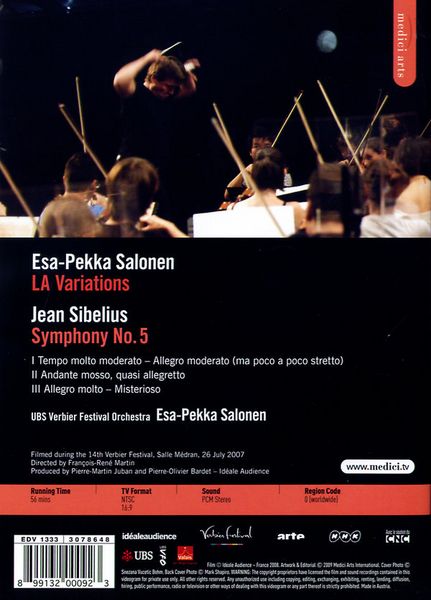Produktbild: Salonen/Sibelius - LA Variations/Symphony No. 5