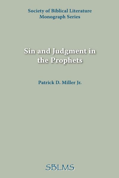 Produktbild: Sin and Judgment in the Prophets