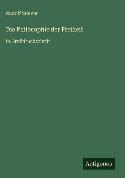 Produktbild: Die Philosophie der Freiheit