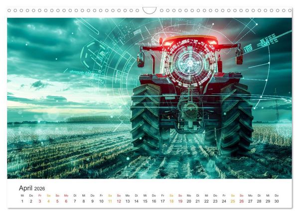 Produktbild: Landwirtschaft 5.0 - digitale Welt (Wandkalender 2026 DIN A3 quer), CALVENDO Monatskalender