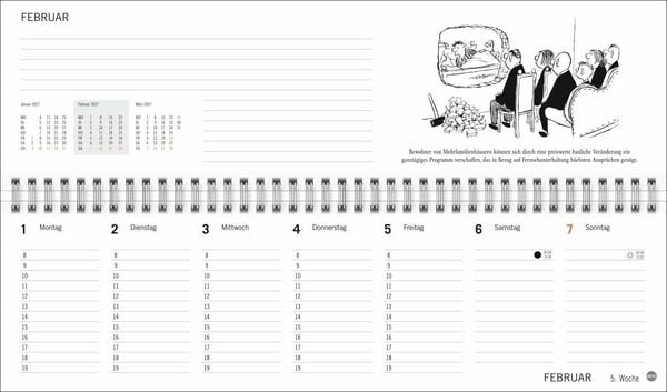 Produktbild: Loriot B&uuml;roplaner 2027