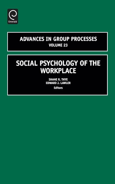 Produktbild: Social Psychology of the Workplace