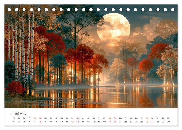 Produktbild: Zeitreise Natur (Tischkalender 2027 DIN A5 quer), CALVENDO Monatskalender