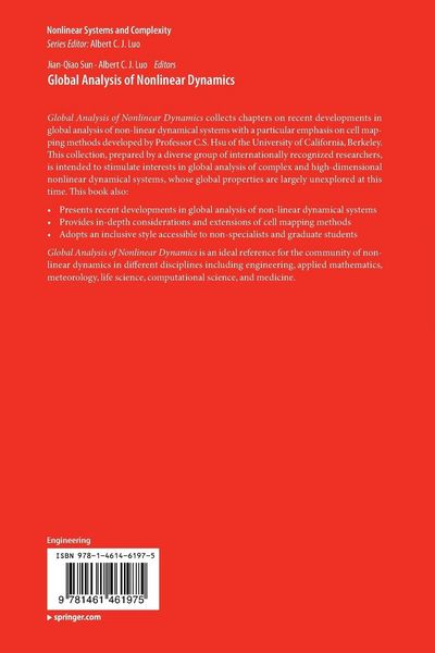 Produktbild: Global Analysis of Nonlinear Dynamics