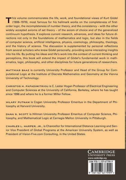 Produktbild: Kurt Godel and the Foundations of Mathematics