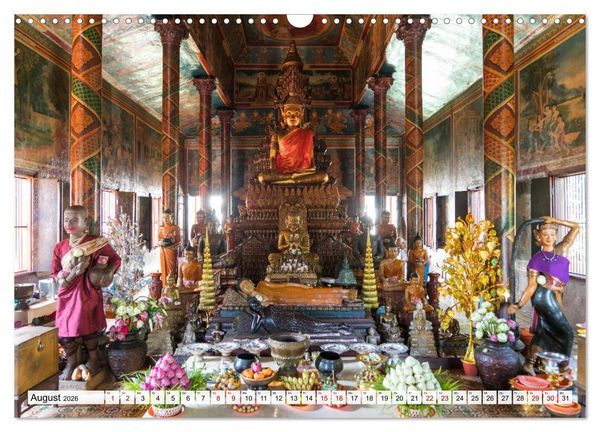 Produktbild: Asiens Tempel (Wandkalender 2026 DIN A3 quer), CALVENDO Monatskalender