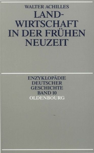 Produktbild: Landwirtschaft in der Fr&uuml;hen Neuzeit