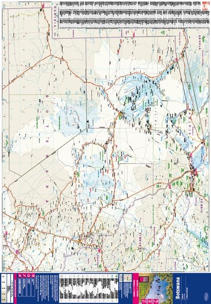 Produktbild: Reise Know-How Landkarte Botswana (1:1.000.000)