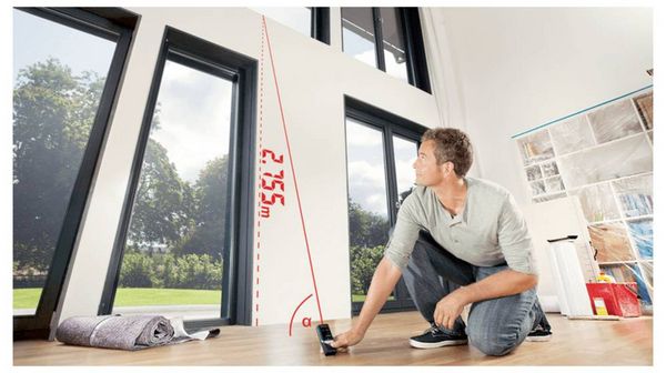 Produktbild: Bosch Home and Garden AdvancedDistance 50C Laser-Entfernungsmesser Bluetooth, Touchscreen 50 m