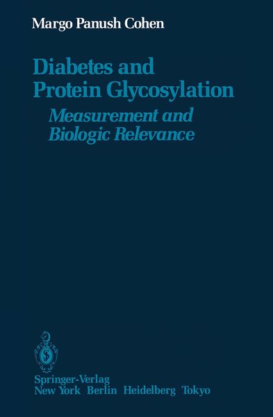 Produktbild: Diabetes and Protein Glycosylation