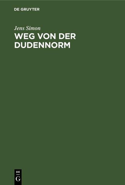 Produktbild: Weg von der Dudennorm