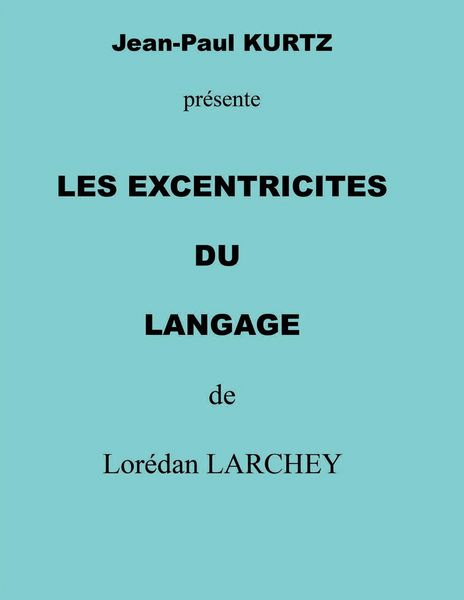 Produktbild: Les excentricit&eacute;s du langage