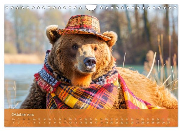 Produktbild: B&auml;rige Noblesse im modischen Portrait. Eleganz und Klasse (Wandkalender 2026 DIN A4 quer), CALVENDO Monatskalender