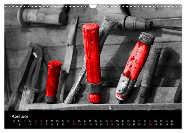 Produktbild: Blickfang in Rot (Wandkalender 2026 DIN A3 quer), CALVENDO Monatskalender