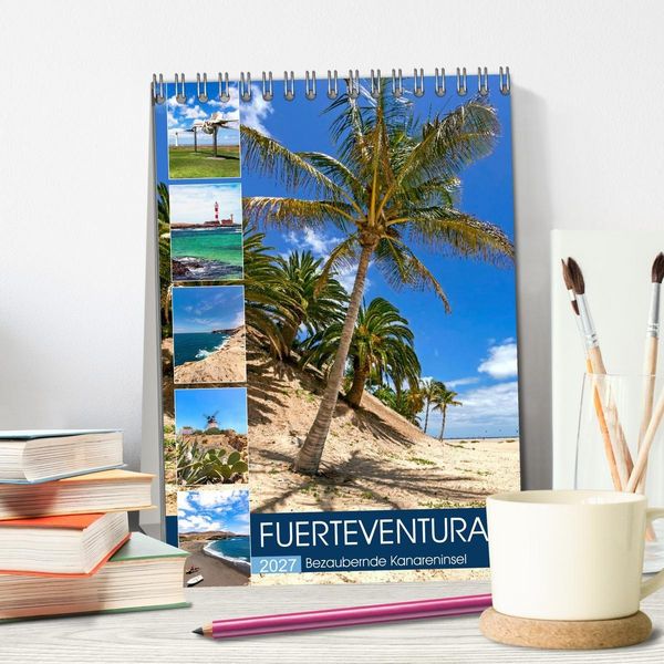 Produktbild: FUERTEVENTURA Bezaubernde Kanareninsel (Tischkalender 2027 DIN A5 hoch), CALVENDO Monatskalender