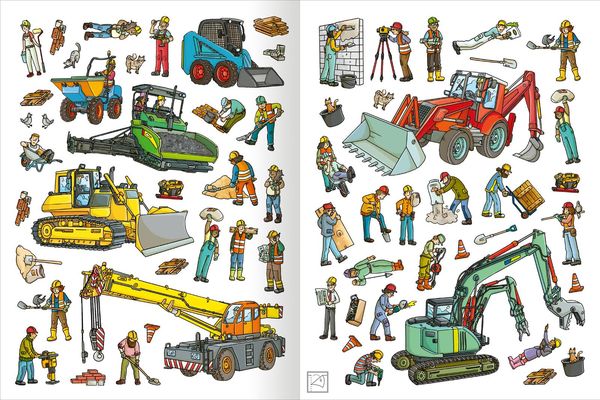Produktbild: Mein XL Sticker-Poster Baustelle
