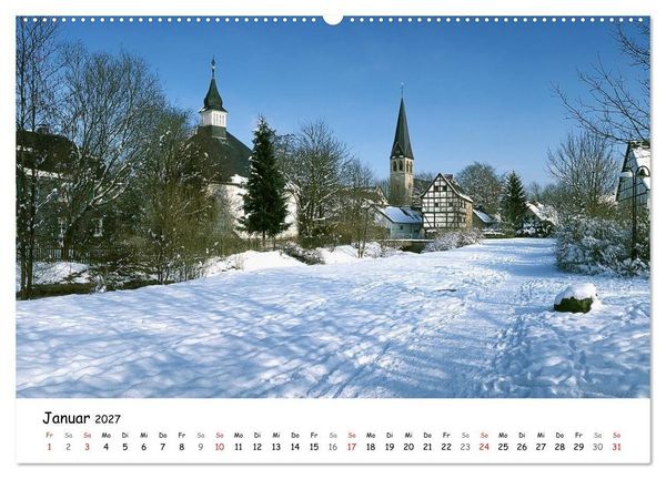 Produktbild: Haaner Bilderbogen 2027 (hochwertiger Premium Wandkalender 2027 DIN A2 quer), Kunstdruck in Hochglanz