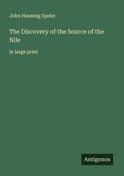 Produktbild: The Discovery of the Source of the Nile
