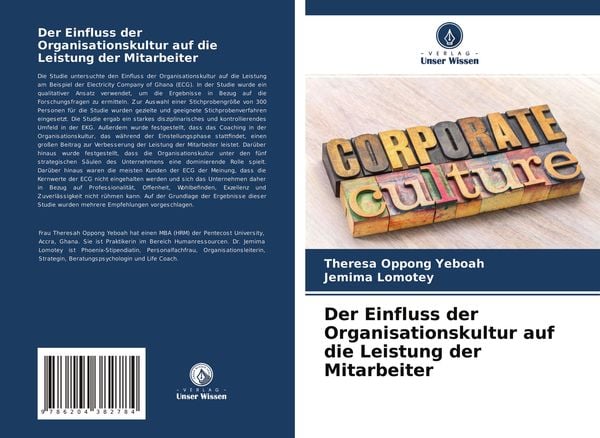 Produktbild: Der Einfluss der Organisationskultur auf die Leistung der Mitarbeiter