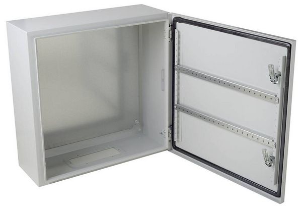 Produktbild: TRU COMPONENTS TC-S505020 Schaltschrank 500 x 500 x 200 Stahlblech Lichtgrau 1St.