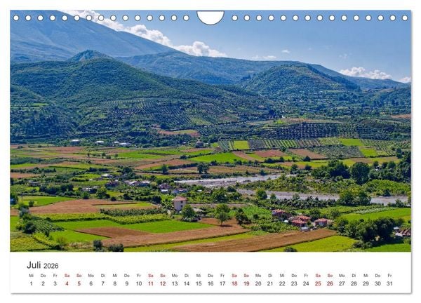 Produktbild: Albanien. Eine Entdeckungsreise. (Wandkalender 2026 DIN A4 quer), CALVENDO Monatskalender