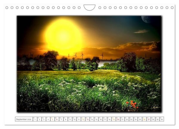 Produktbild: Zwischen den Zeiten - Zeiten der Ruhe und Entspannung (Wandkalender 2026 DIN A4 quer), CALVENDO Monatskalender