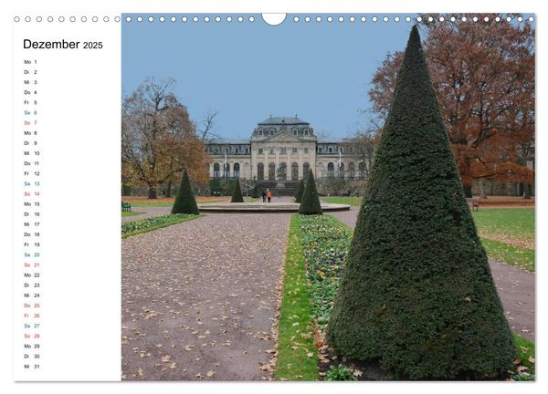 Fulda - die Barockstadt (Wandkalender 2025 DIN A3 quer), CALVENDO Monatskalender