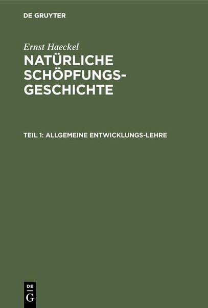 Produktbild: Allgemeine Entwicklungs-Lehre