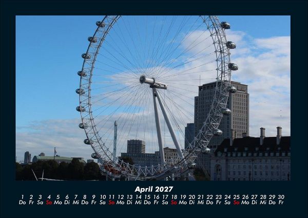 Produktbild: London - Impressionen 2027 Fotokalender DIN A4