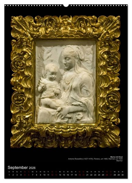 Produktbild: Maria - Mutter Gottes (Wandkalender 2026 DIN A2 hoch), CALVENDO Monatskalender