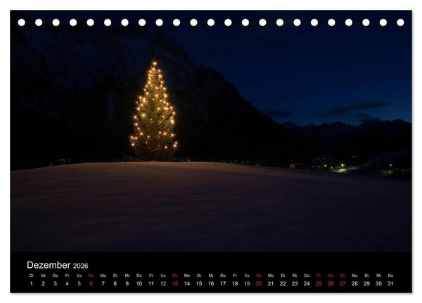 Produktbild: Bergblicke - Karwendel (Tischkalender 2026 DIN A5 quer), CALVENDO Monatskalender