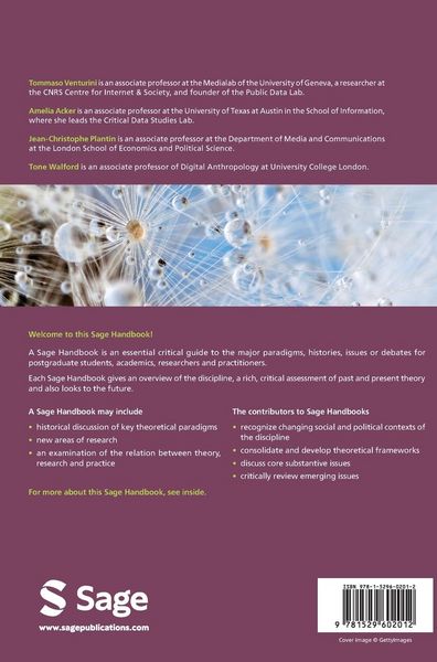 Produktbild: The Sage Handbook of Data and Society
