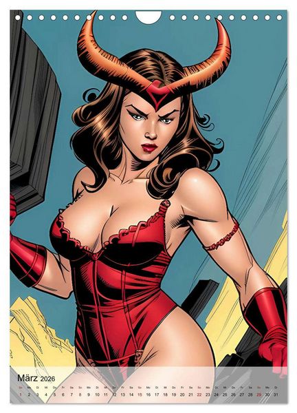Produktbild: Super Sexy Superfrauen (Wandkalender 2026 DIN A4 hoch), CALVENDO Monatskalender