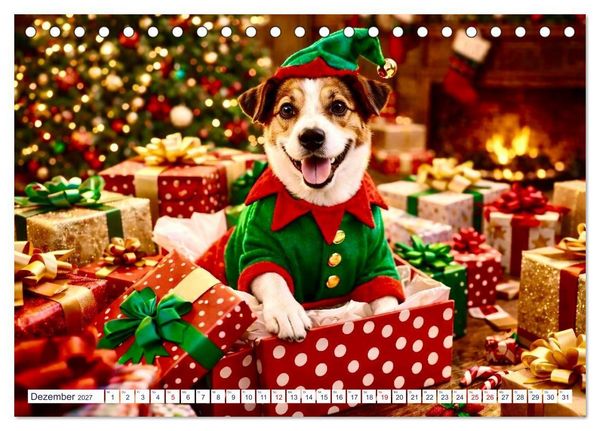 Produktbild: Wovon Hunde tr&auml;umen (Tischkalender 2027 DIN A5 quer), CALVENDO Monatskalender