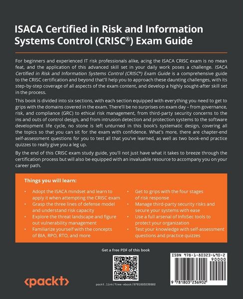Produktbild: ISACA Certified in Risk and Information Systems Control (CRISC&reg;) Exam Guide