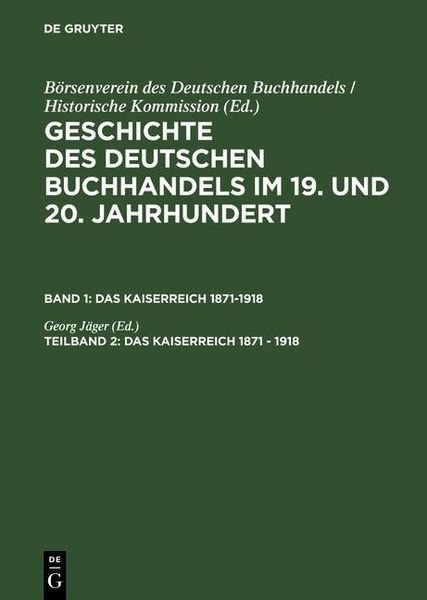Produktbild: Das Kaiserreich 1871 - 1918