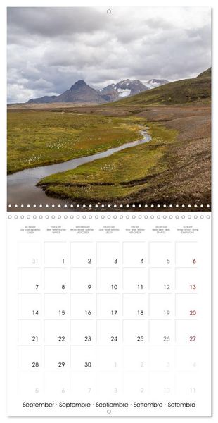 Produktbild: Iceland - Colorful Mountains (Wall Calendar 2026 12 &times; 12 Inch) CALVENDO 12 Month Wall Calendar