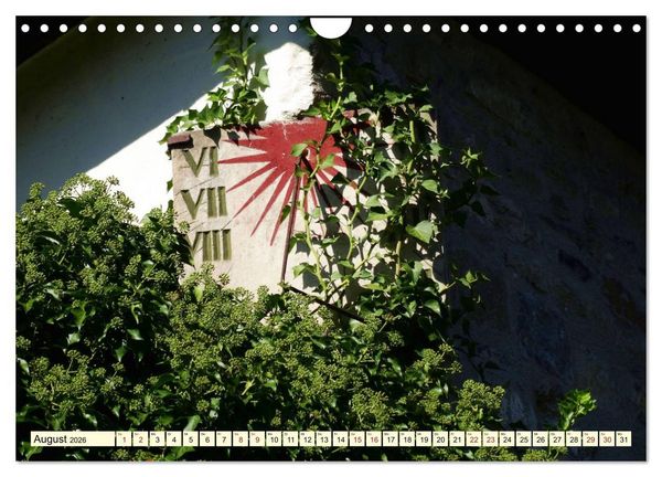Produktbild: Sonnenuhren - Sonnenstunden (Wandkalender 2026 DIN A4 quer), CALVENDO Monatskalender