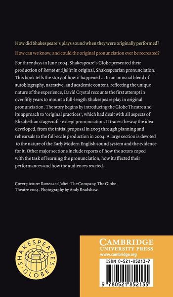 Produktbild: Pronouncing Shakespeare