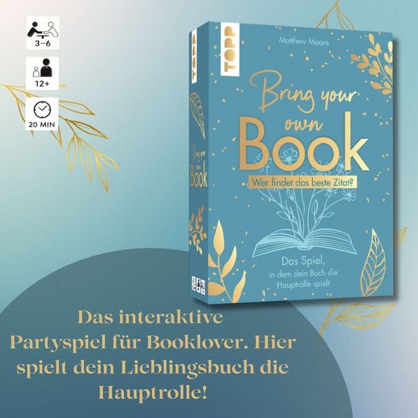 Produktbild: Bring your own Book &ndash; Booklove Edition. Das Spiel in dem dein Buch die Hauptrolle spielt!