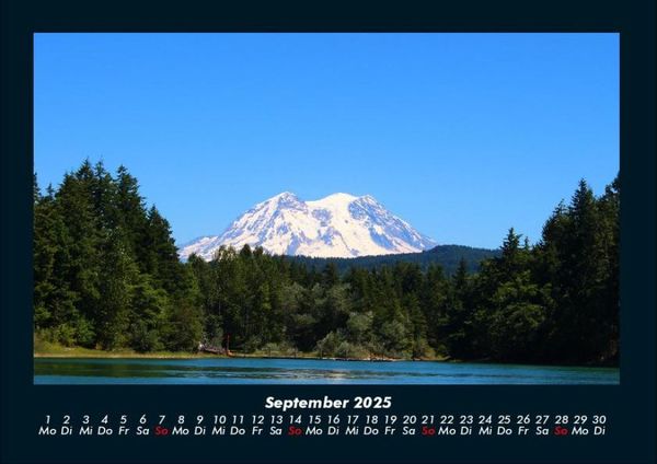 Produktbild: Die Seen der Erde 2025 Fotokalender DIN A4