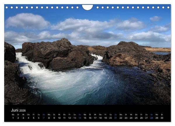 Produktbild: Island - wundervolle Weite (Wandkalender 2026 DIN A4 quer), CALVENDO Monatskalender