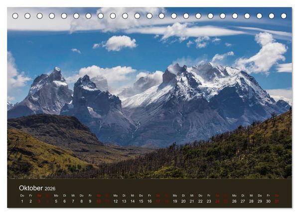 Produktbild: Patagonien - Am Puls der Wildnis (Tischkalender 2026 DIN A5 quer), CALVENDO Monatskalender