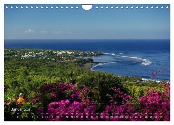 Produktbild: La Reunion - Traumhafte K&uuml;sten und Hochgebirge (Wandkalender 2026 DIN A4 quer), CALVENDO Monatskalender