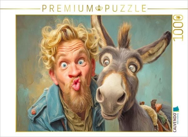 CALVENDO Puzzle Humorvolle Cartoons | 1000 Teile Lege-Größe 64x48cm Foto-Puzzle für glückliche Stunden