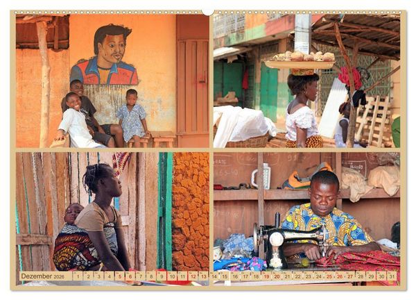 Produktbild: Westafrika, Highlights vom schwarzen Kontinent (hochwertiger Premium Wandkalender 2026 DIN A2 quer), Kunstdruck in Hochglanz